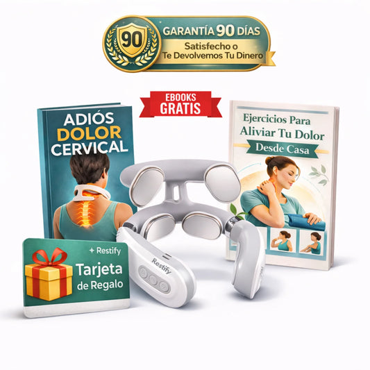 Restify™ Pro - Masaje, Pulsos Eléctricos y Calor Terapéutico